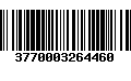 Código de Barras 3770003264460