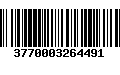 Código de Barras 3770003264491