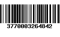 Código de Barras 3770003264842