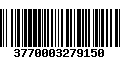 Código de Barras 3770003279150