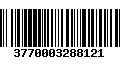 Código de Barras 3770003288121