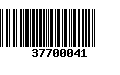 Código de Barras 37700041