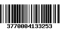 Código de Barras 3770004133253