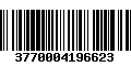 Código de Barras 3770004196623