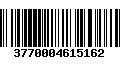 Código de Barras 3770004615162