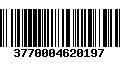 Código de Barras 3770004620197