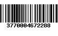 Código de Barras 3770004672288