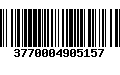 Código de Barras 3770004905157