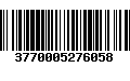 Código de Barras 3770005276058