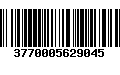 Código de Barras 3770005629045