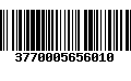 Código de Barras 3770005656010