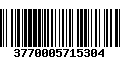 Código de Barras 3770005715304