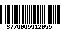 Código de Barras 3770005912055