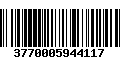 Código de Barras 3770005944117