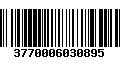 Código de Barras 3770006030895