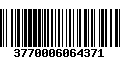 Código de Barras 3770006064371