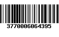 Código de Barras 3770006064395