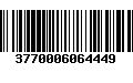 Código de Barras 3770006064449