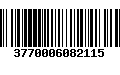 Código de Barras 3770006082115