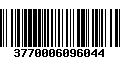 Código de Barras 3770006096044