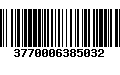 Código de Barras 3770006385032