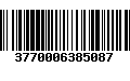 Código de Barras 3770006385087