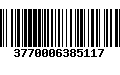 Código de Barras 3770006385117