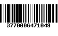 Código de Barras 3770006471049