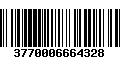 Código de Barras 3770006664328