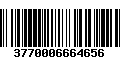 Código de Barras 3770006664656