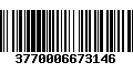 Código de Barras 3770006673146