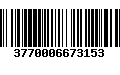 Código de Barras 3770006673153