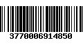 Código de Barras 3770006914850