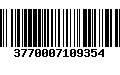 Código de Barras 3770007109354