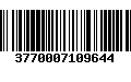 Código de Barras 3770007109644