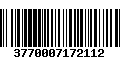 Código de Barras 3770007172112