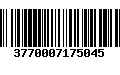 Código de Barras 3770007175045