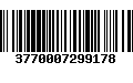 Código de Barras 3770007299178