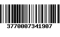 Código de Barras 3770007341907