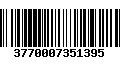 Código de Barras 3770007351395