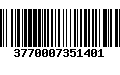 Código de Barras 3770007351401