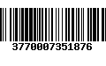 Código de Barras 3770007351876