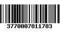 Código de Barras 3770007811783