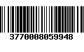 Código de Barras 3770008059948