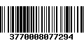 Código de Barras 3770008077294