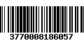 Código de Barras 3770008186057