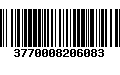 Código de Barras 3770008206083