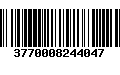 Código de Barras 3770008244047