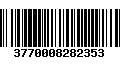 Código de Barras 3770008282353