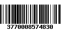 Código de Barras 3770008574830